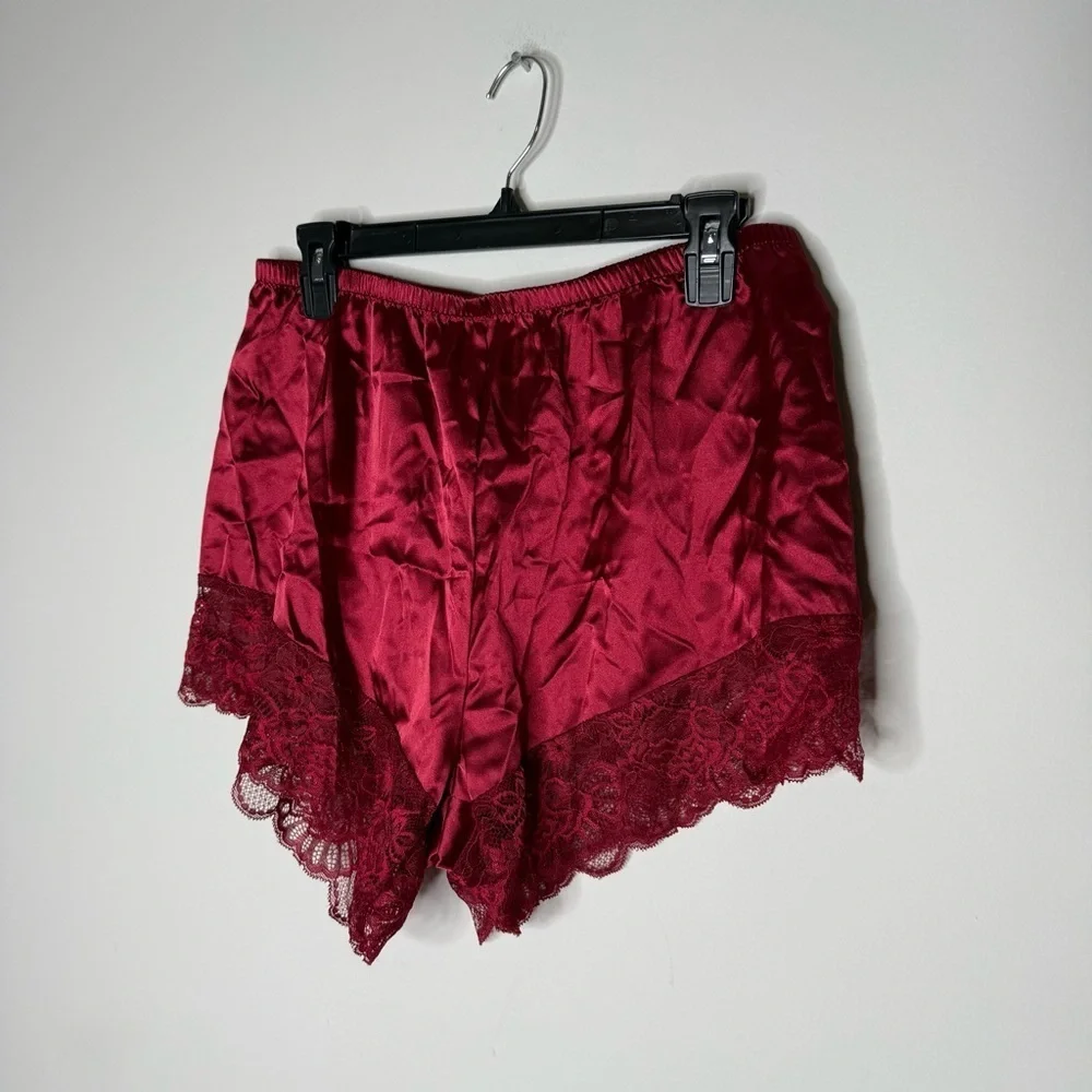 Red lace sleep set. Top and shorts nwot